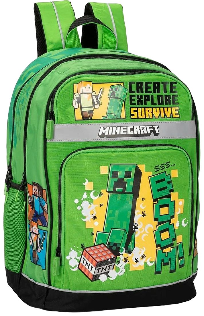 Ghiozdan școlar Minecraft Jolly - Cu 2 compartimente