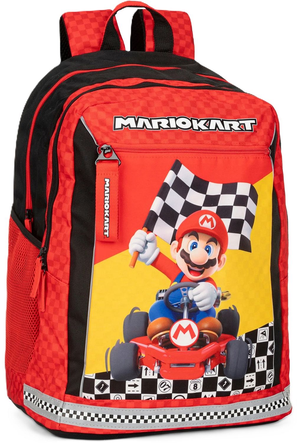 Rucsac de școală Panini Super Mario - Mariokart Red