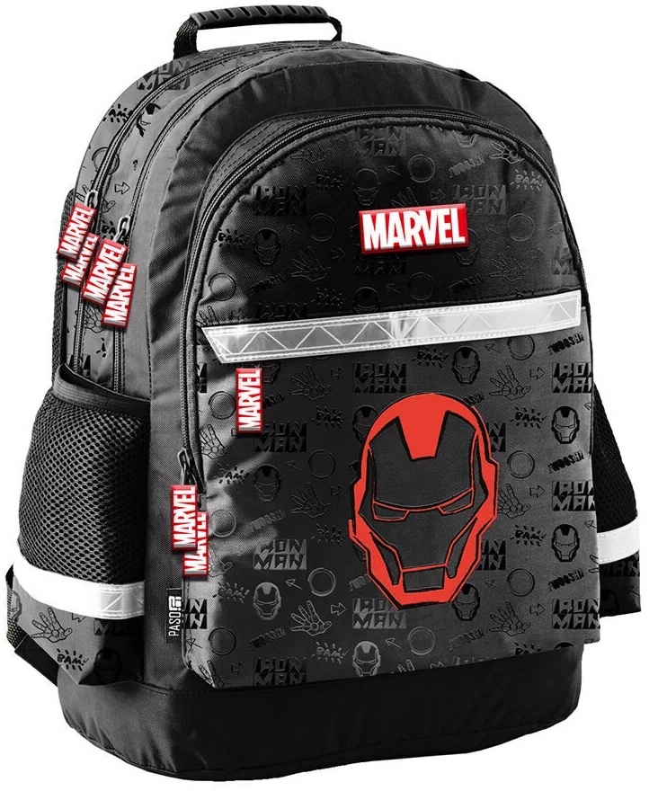 Rucsac școlar Paso Iron Man - Mask, cu 2 compartimente