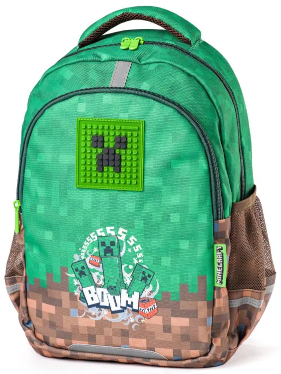 Ghiozdan școlar Pixie Crew - Minecraft, 1 compartiment