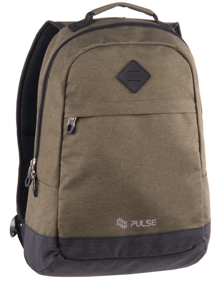 Rucsac școlar Pulse Bicolor - Olive Green