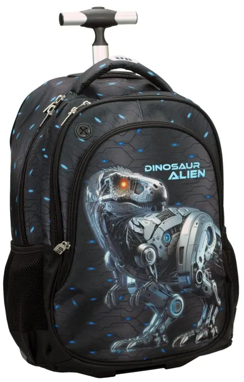 Rucsac cu roți Back Me Up - Dinosaur Alien