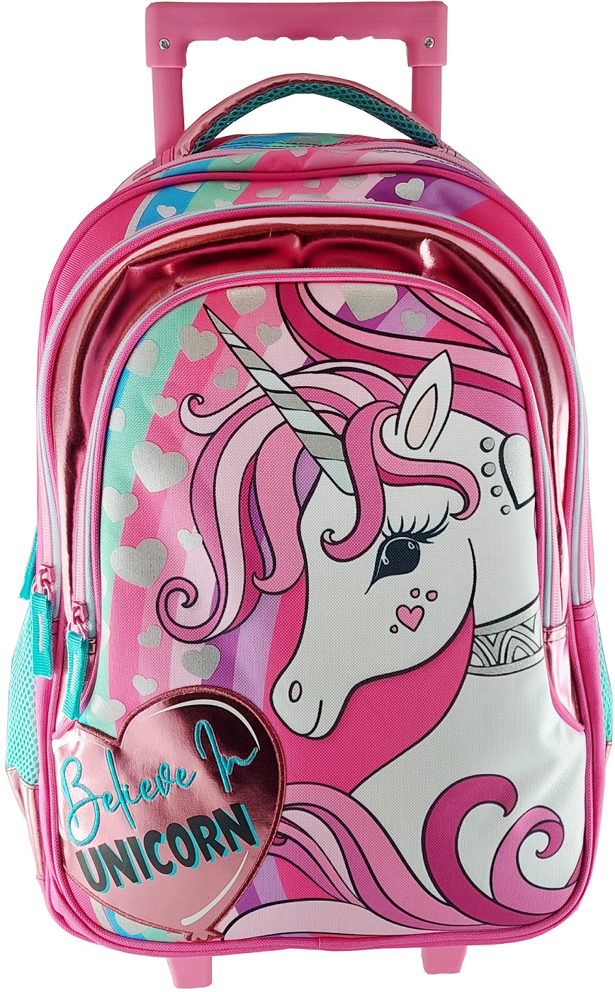 Rucsac pe roți Graffiti Unicorn - Believe in Unicorn