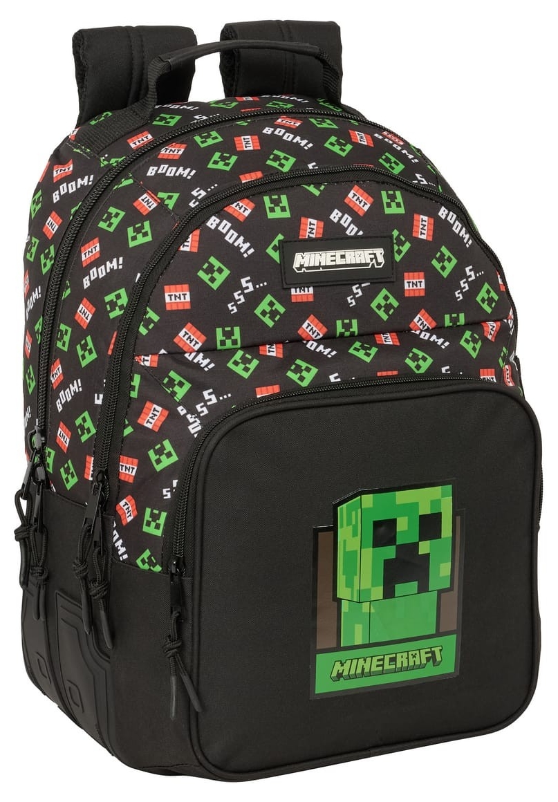 Ghiozdan școlar Safta Minecraft - Cu 2 compartimente