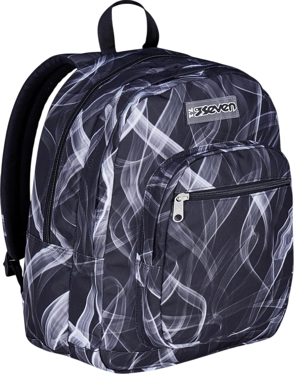 Ghiozdan școlar Seven Freethink - Jet Black, 34 l