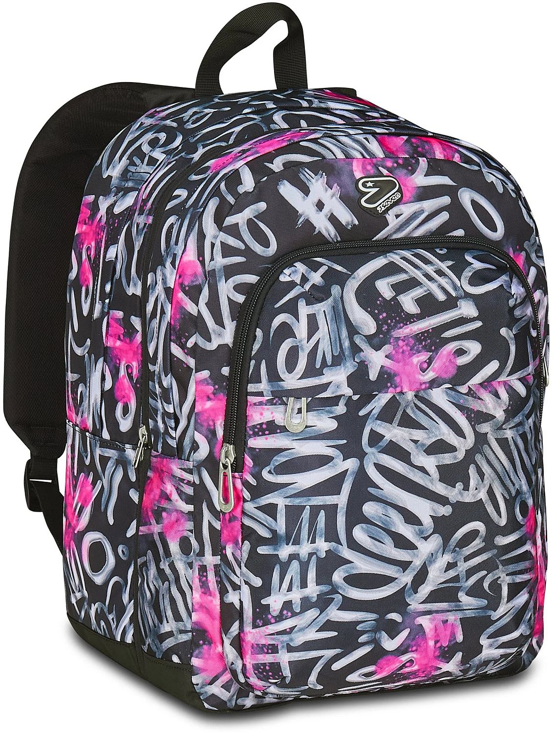 Ghiozdan școlar Seven Pro XXL - Reversible Detach, Jet Black