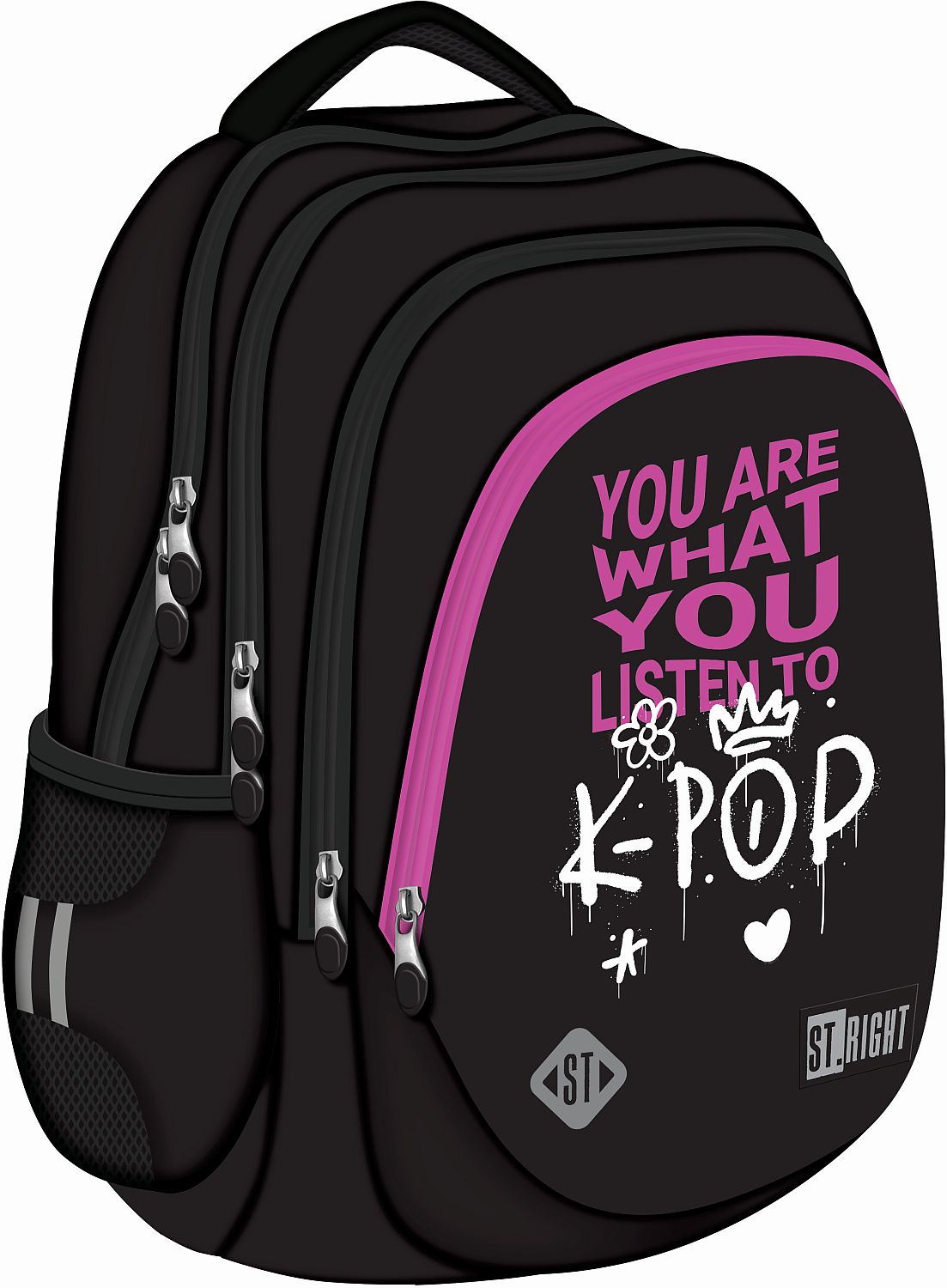 Ghiozdan St. Right K-Pop Rhythm - 4 compartimente