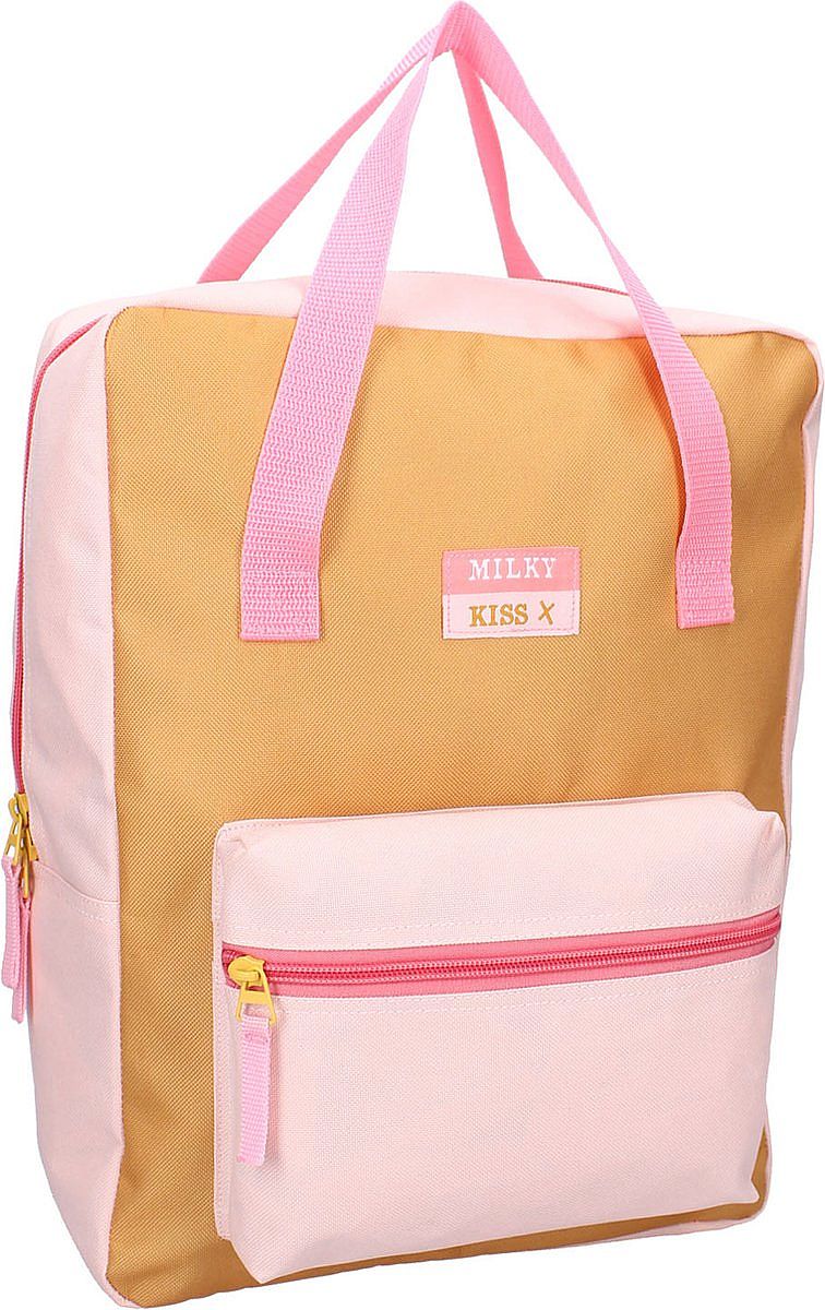 Rucsac școlar Vadobag Milky Kiss - Bright Vibes, galben