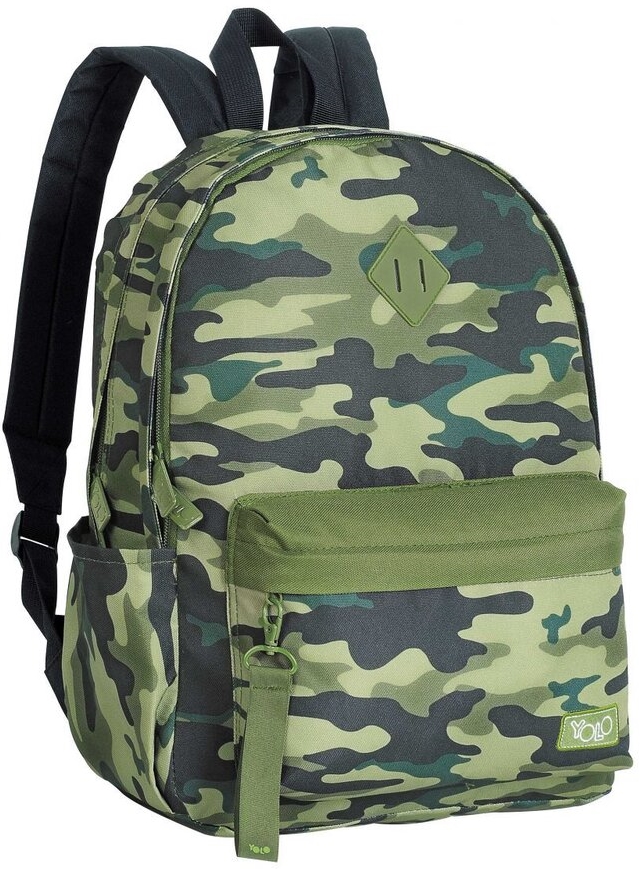 Ghiozdan YOLO Camouflage -2 compartimente