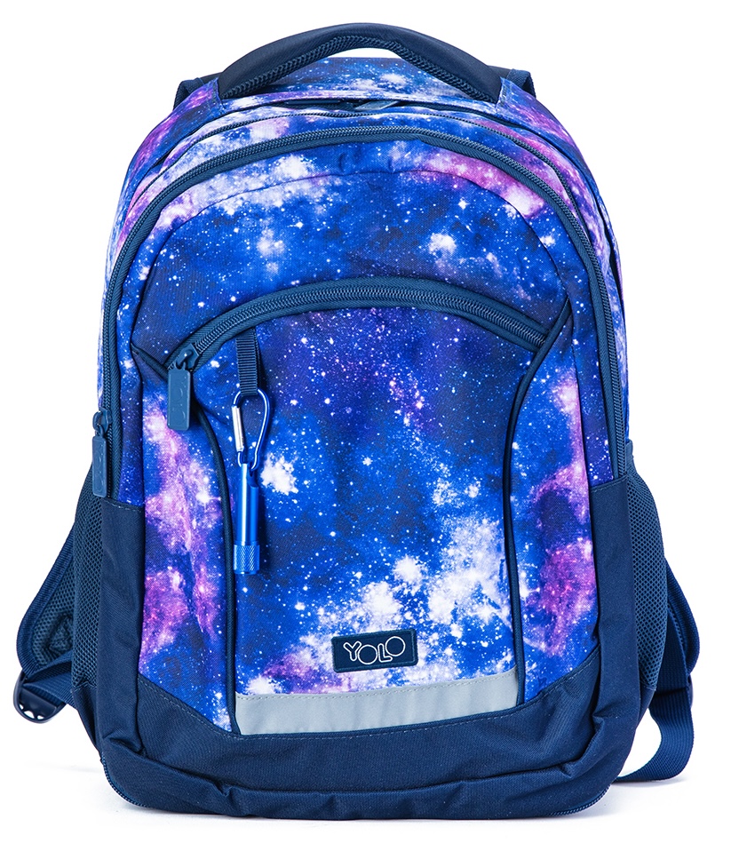Ghiozdan școlar  Yolo - Galaxy, 2 in 1