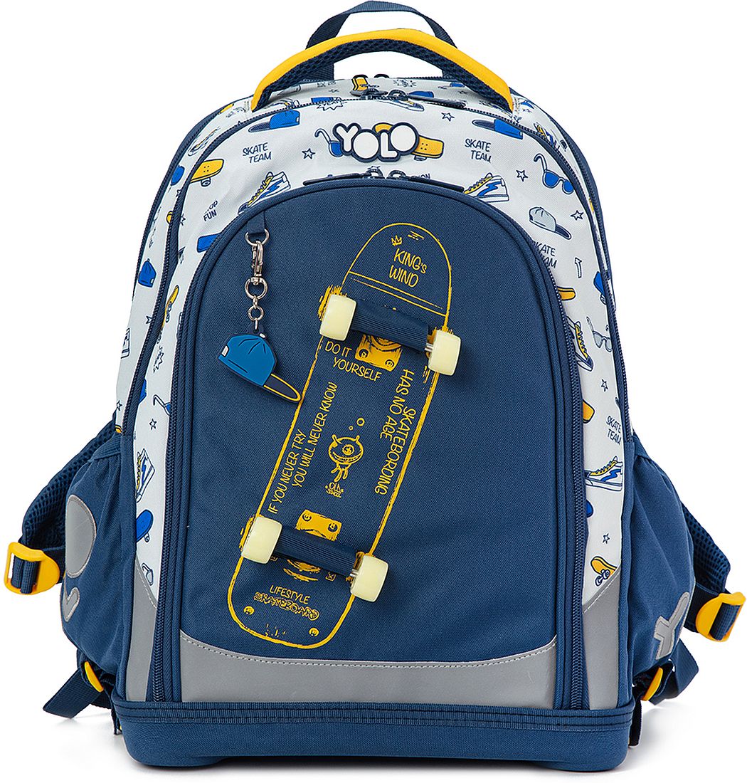 Ghiozdan școlar YOLO Pro - Skate Board