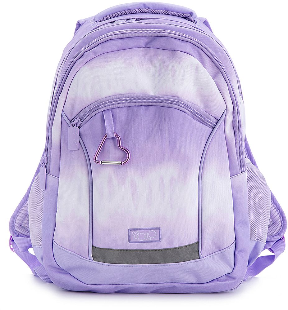 Rucsac școlar YOLO Tie Dye - Purple, 2 in 1