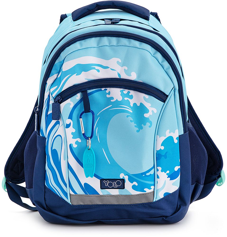Rucsac școlar YOLO - Wave, 2 in 1