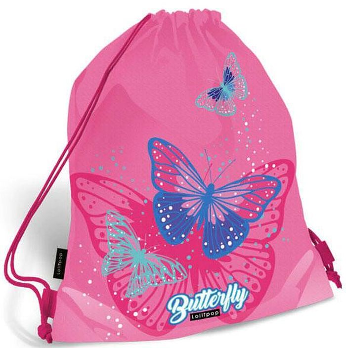 Rucsac sport scolar Lizzy Card Pink Butterfly