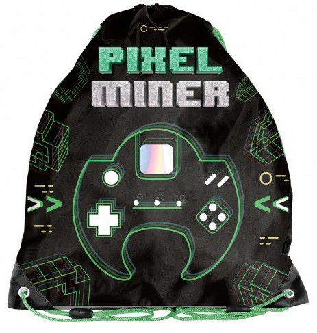 Geantă de sport școlară Paso Pixel Miner