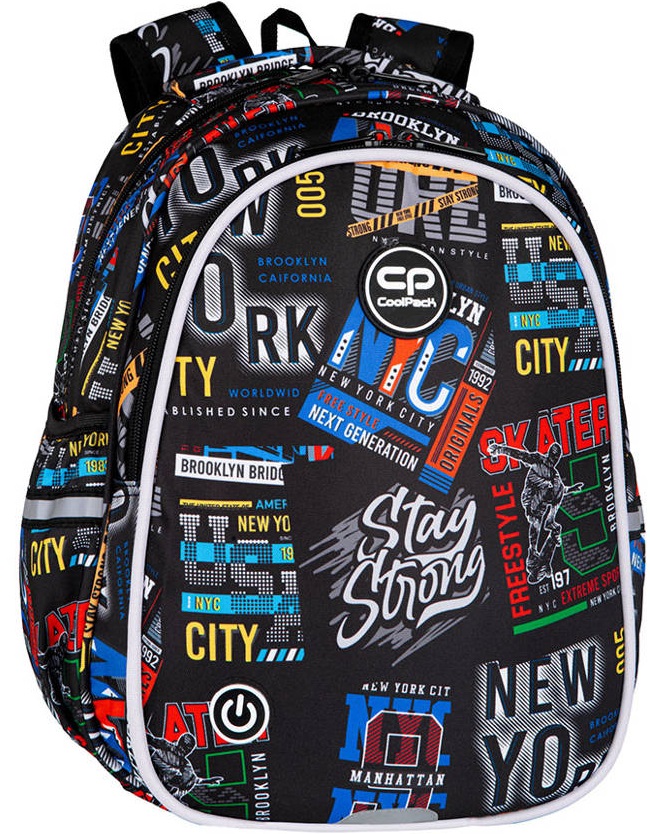 Ghiozdan școlar cu LED luminos  Cool Pack Jimmy - Big City