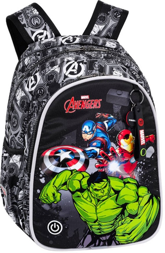 Ghiozdan școlar cu LED luminos  Cool Pack Jimmy - The Avengers