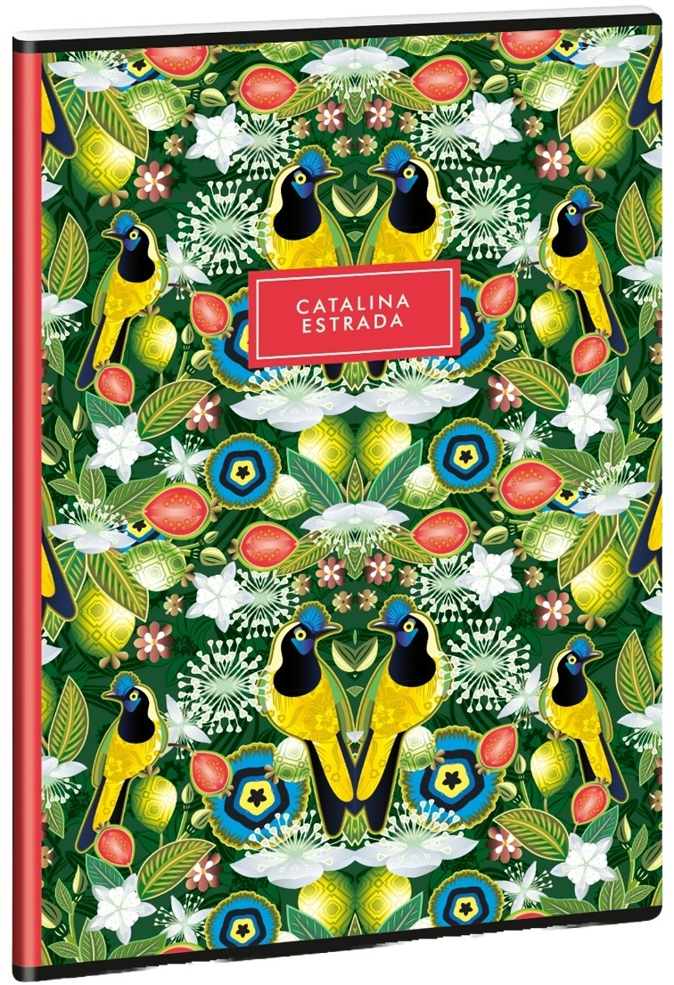 Caiet de elev Ars Una Catalina Estrada - Carriqui, A4, cu 2 margini, 40 de foi