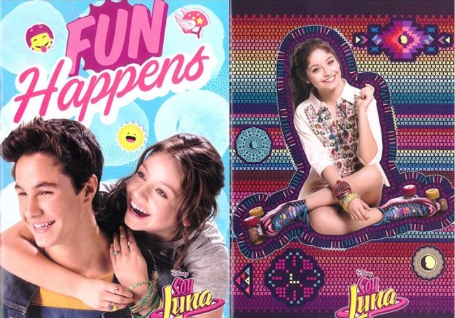 Caiet scolar Starpak - Soy Luna, 40 foi, patrate mici, sortiment