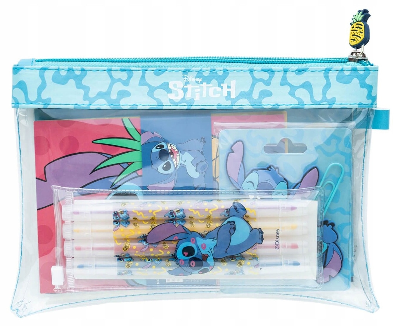 Set școlar Grupo Erik Disney – Stitch Tropical, 7 piese