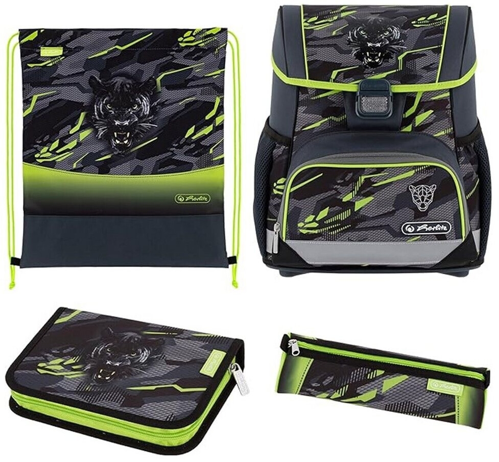 Set școlar Herlitz Loop Plus - Wild Panther, hiozdan , două penare și…