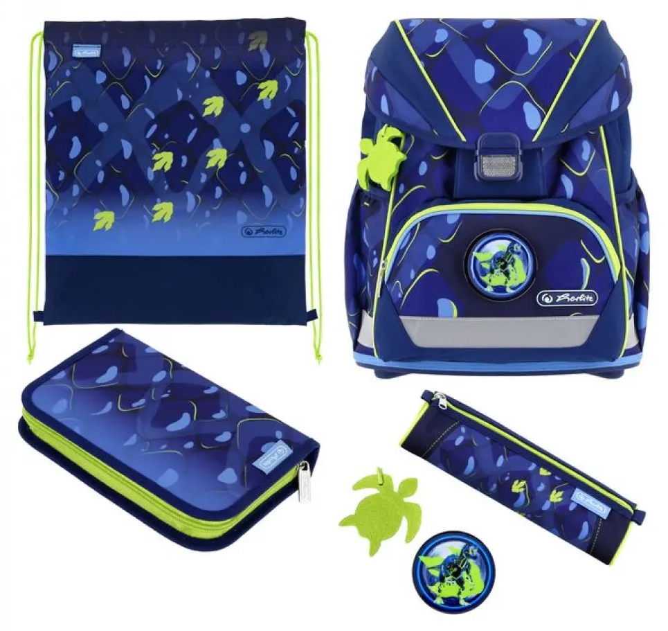 Set școlar Herlitz UltraLight XL Plus - T-Rex Explorer, hiozdan ,…