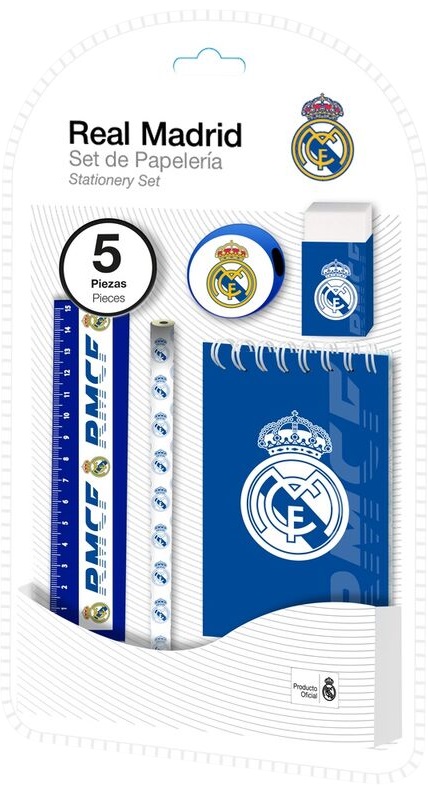 Set școlar Kids Licensing Real Madrid - 5 piese