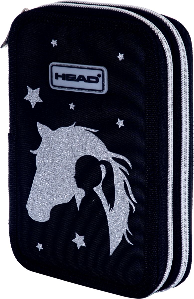 Penar școlar Astra Head - Silver Dream, 2 fermoare