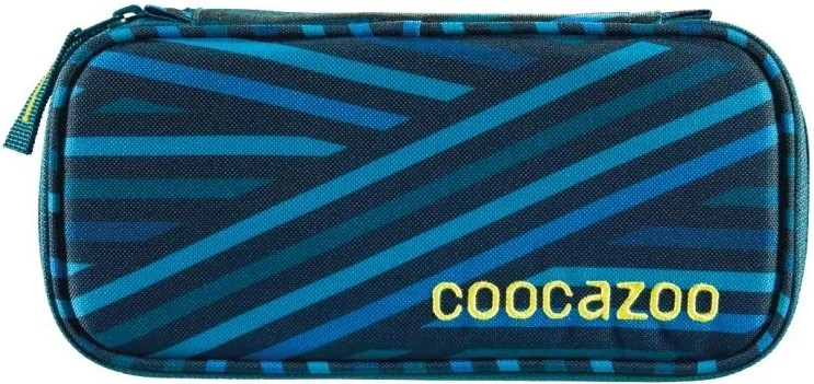 Penar școlar Coocazoo Zebra Stripe Blue - Cu partiție interioară