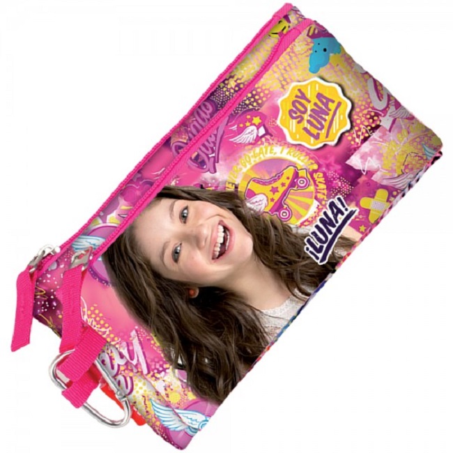 Penar școlar Derform Disney - Soy Luna, cu 2 fermoare