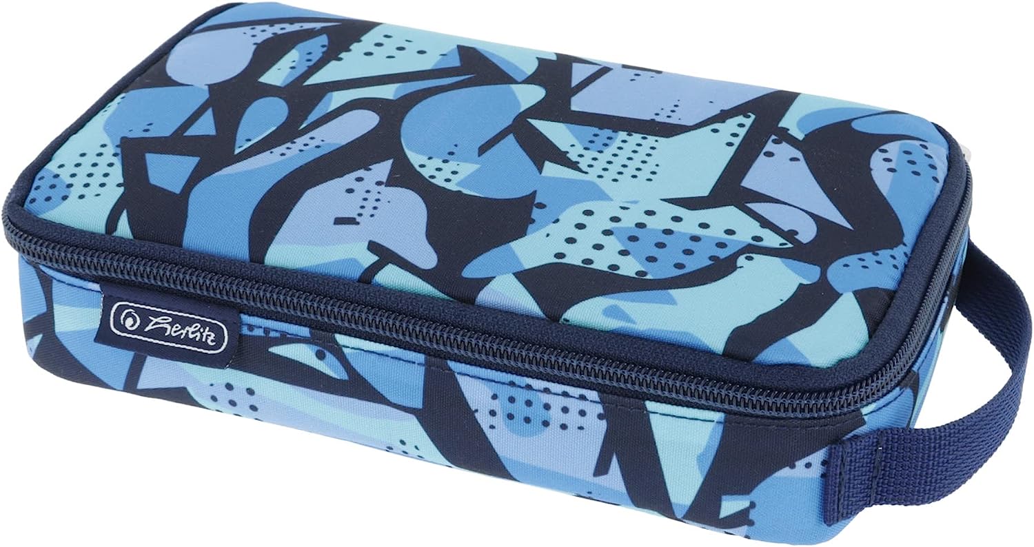 Penar Tip Etui 2 GO, Motiv Camo Blue, Pelikan - imagine 2