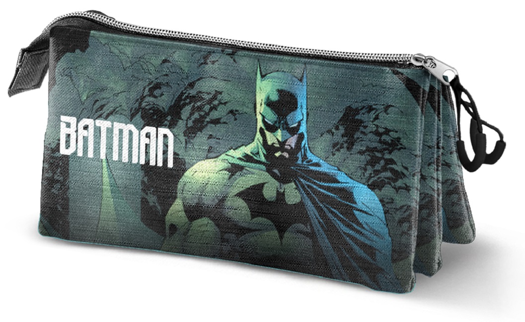 Penar școlar Karactermania Batman - Fan, Arkham, cu 3 compartimente
