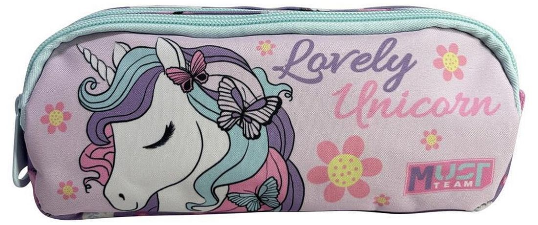 Penar școlar  Must - Lovely Unicorn, 2 fermoare