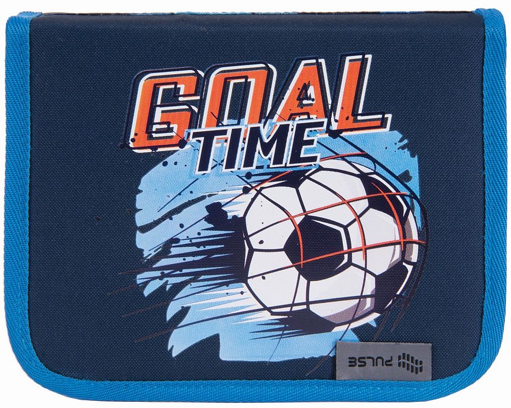 Penar școlar Pulse - Goal Time, 1 fermoar și 2 aripi