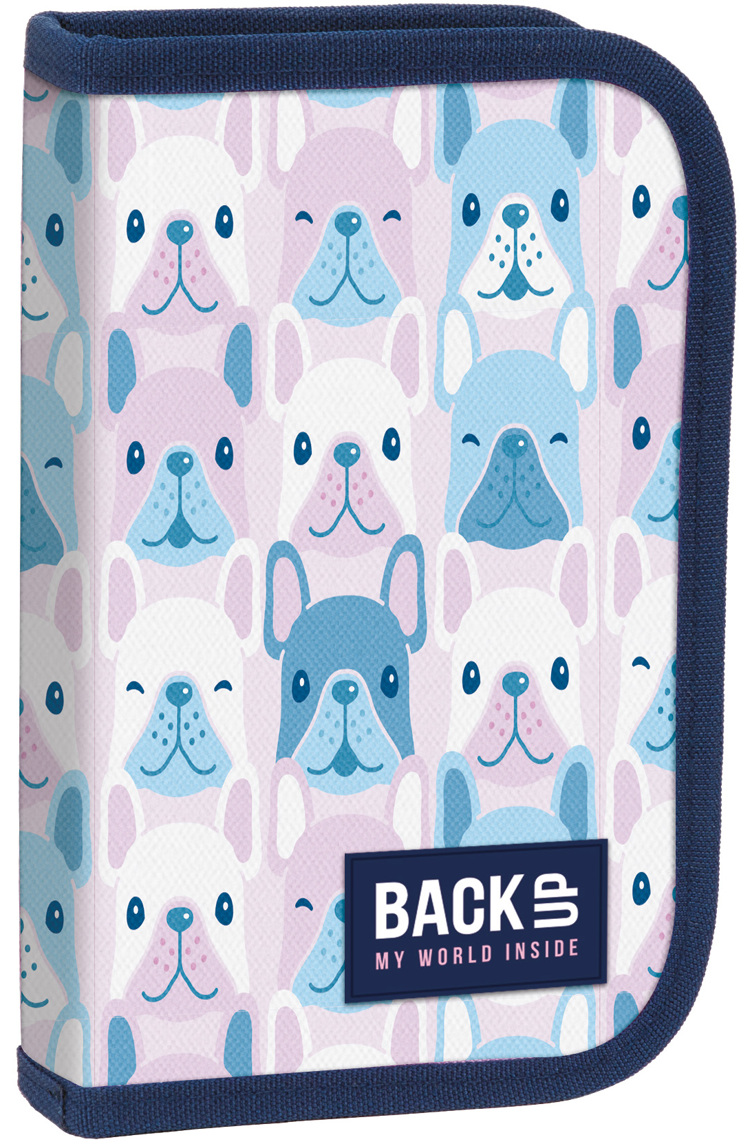 Penar școlar echipat Derform BackUp - Buldog, 1 fermoar