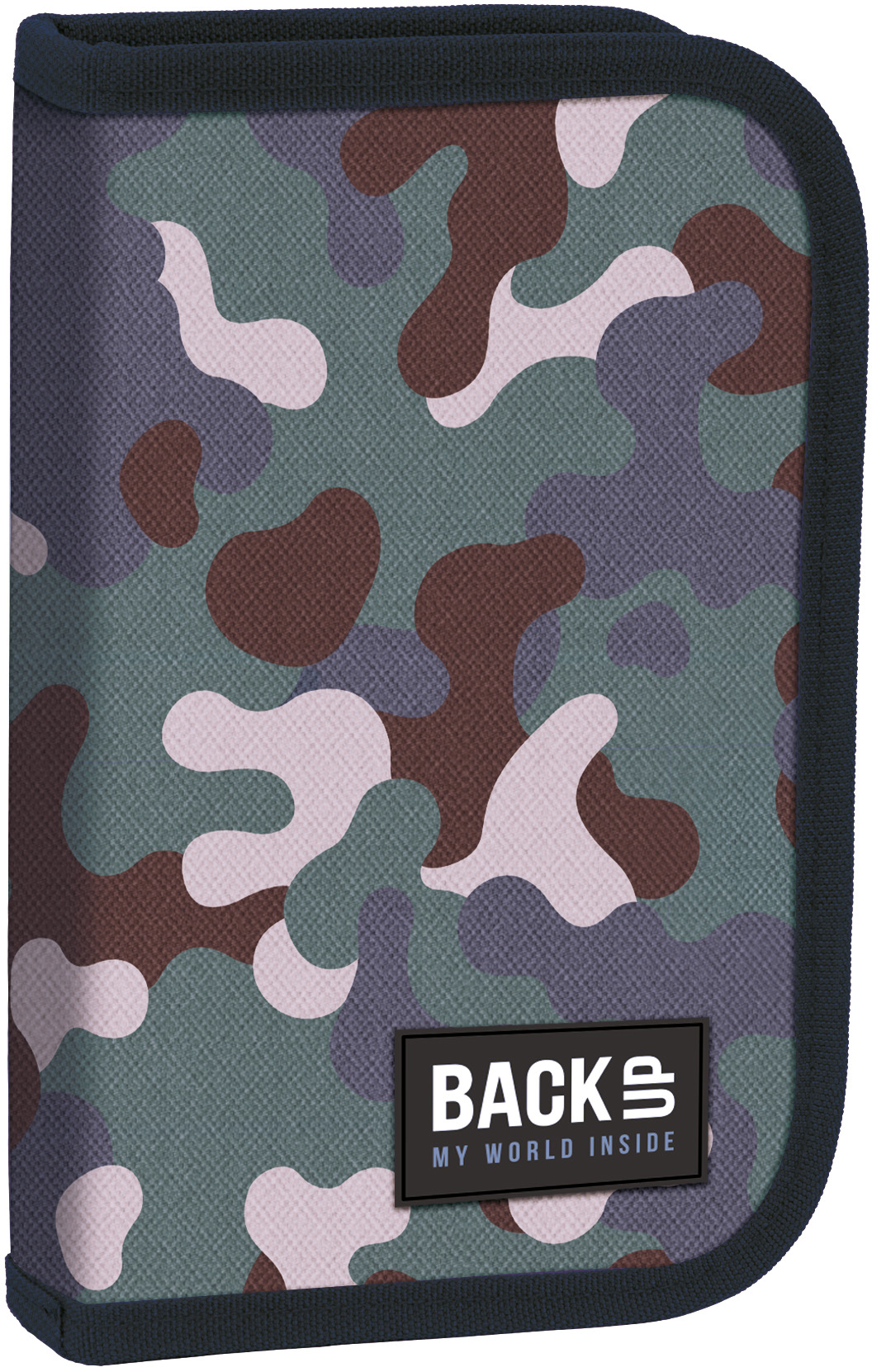 Penar școlar echipat Derform BackUp - Camouflage, 1 fermoar