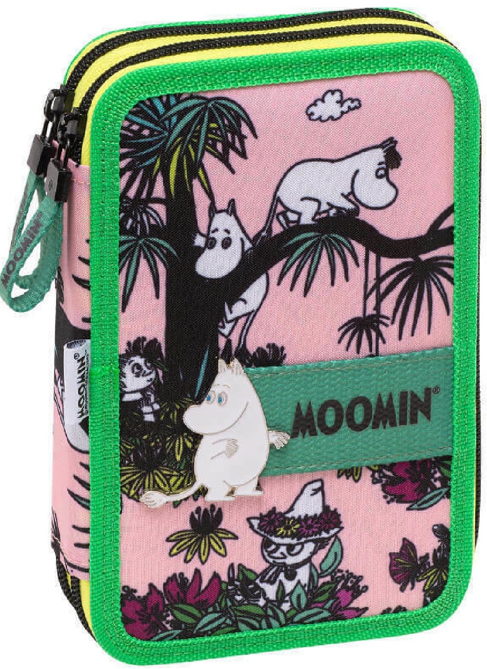 Penar școlar echipat Graffiti Moomin - Cu 2 fermoare