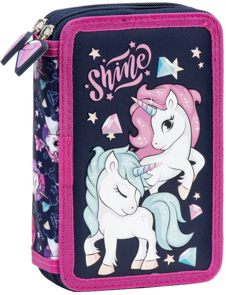Penar școlar echipat Derform Unicorn 14 - C 2 Zip