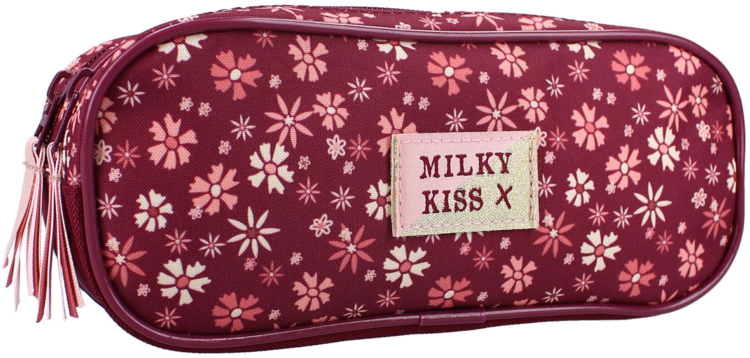 Penar școlar  Vadobag Milky Kiss - Wild Bliss, 2 fermoare