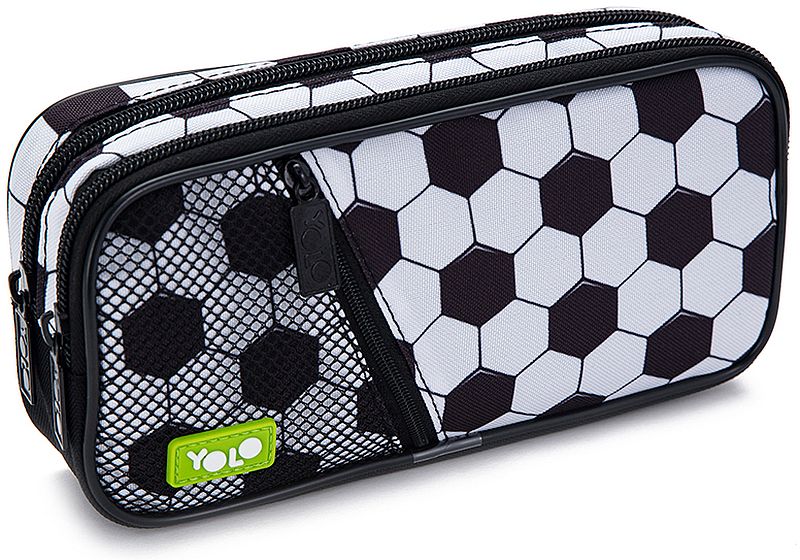 Penar școlar YOLO - Soccer Ball, 2 fermoare