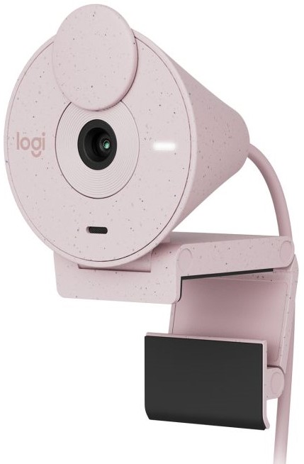 Cameră web Logitech - Brio 300 Full HD, 1080p, USB, Rose
