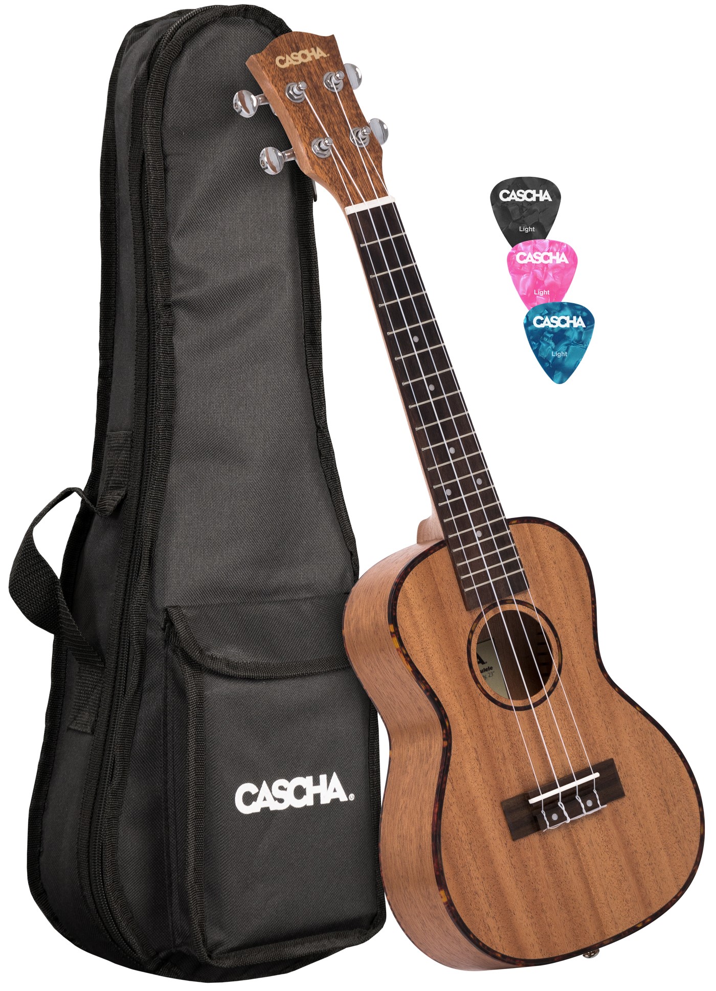 Ukulele concert Cascha - HH 2035 Premium Mahogany, maro