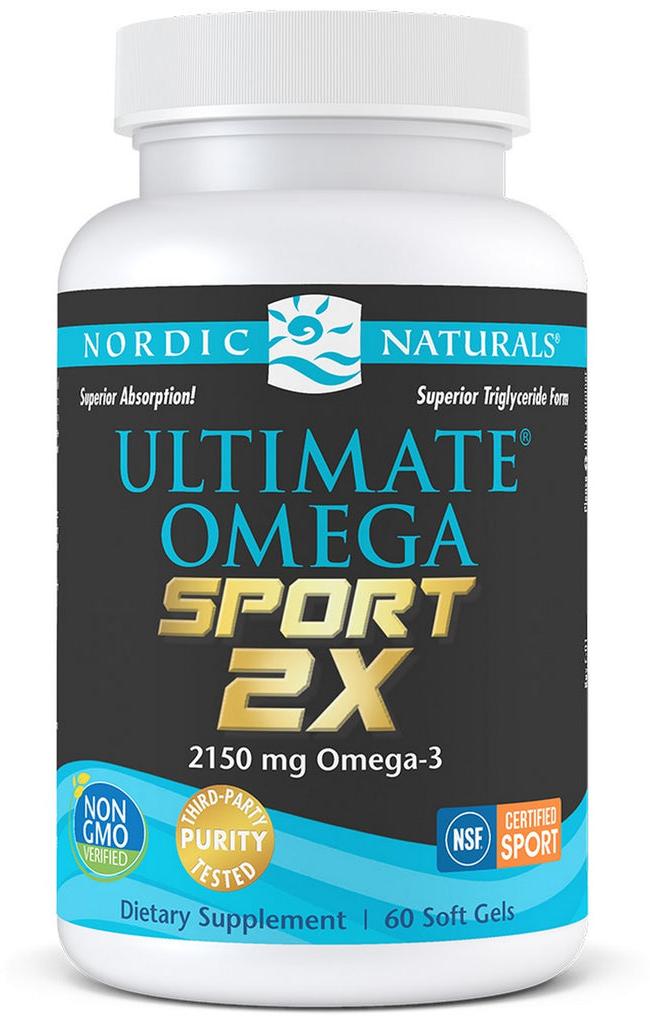 Ultimate Omega 2X Sport, 60 capsule de gel, Nordic Naturals