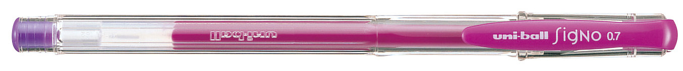 Roller cu gel Uniball Signo – Violet, 0.7 mm
