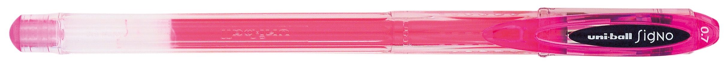 Roller cu gel Uniball Signo – Roz, 0.7 mm