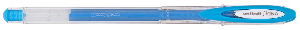 Roller cu gel Uniball Signo Angelic Colour – Albastru, 0.7 mm