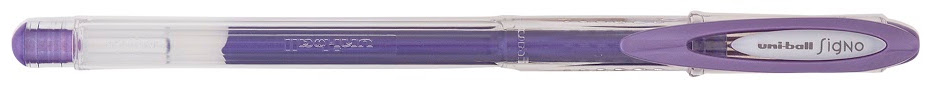 Roller cu gel Uniball Signo Noble Metal – Violet, 0.8 mm