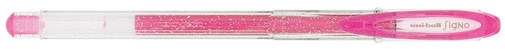 Roller cu gel Uniball Signo Sparkling – Roz, 1.0 mm
