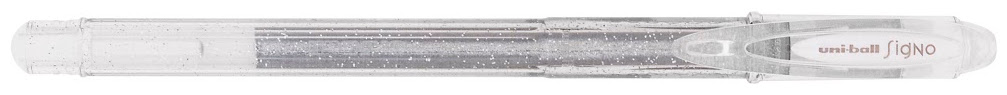 Roller cu gel Uniball Signo Sparkling – Argintiu, 1.0 mm