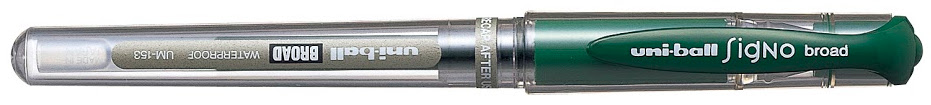 Gel roller Uniball Signo Board – Verde, 1.0 mm